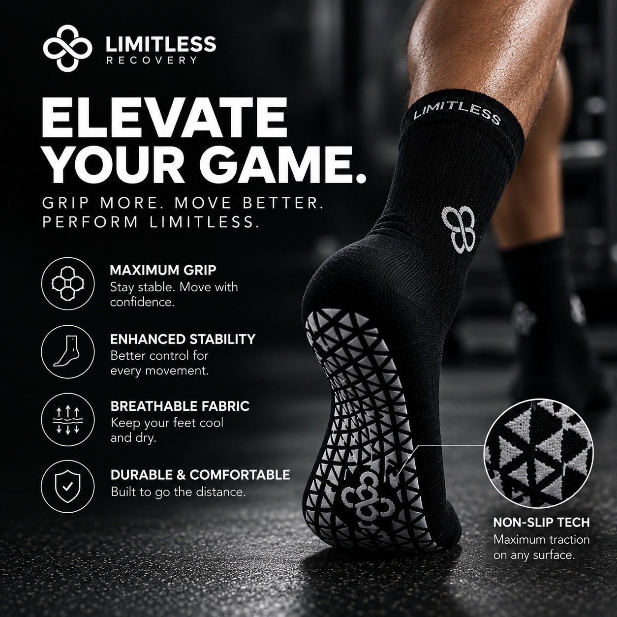 PERFORMANCE GRIP SOCKS