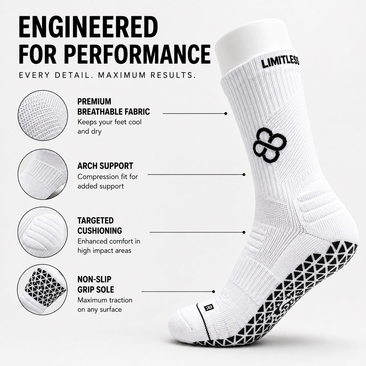 PERFORMANCE GRIP SOCKS