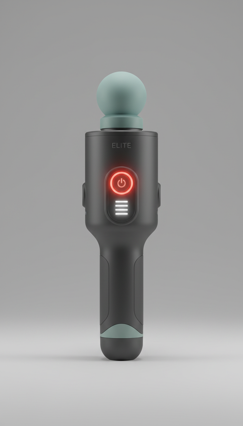 Elite Massage Gun with Stainless Steel Head