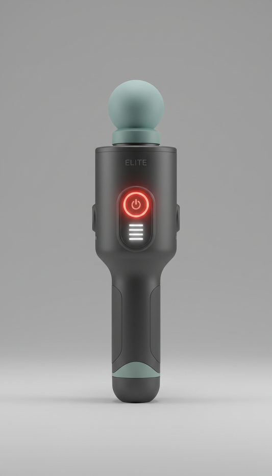 Elite Massage Gun with Stainless Steel Head